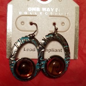 Pretty stone earrings